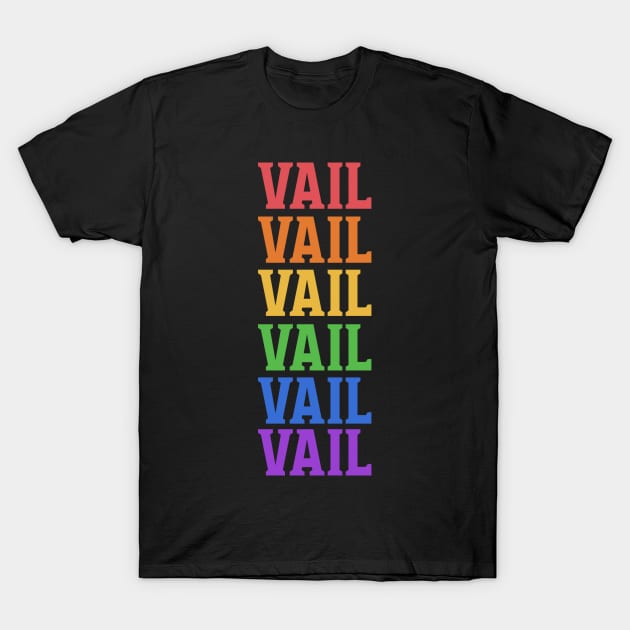 VAIL COLORADO T-Shirt by OlkiaArt